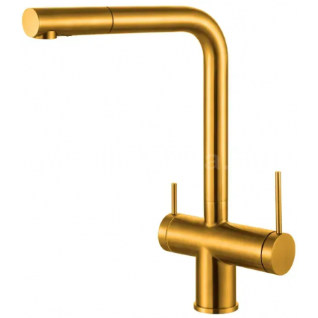 Кухонный смеситель Fabiano FKM 3114 SS Nano Gold A-22